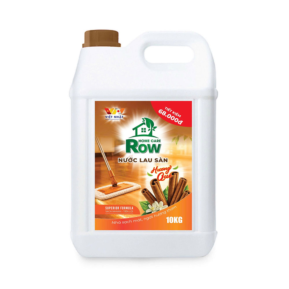 Nước lau sàn hương quế Row 10KG