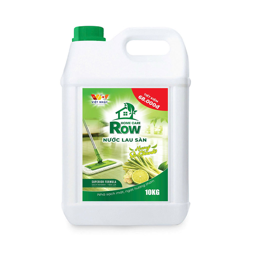 Nước lau sàn hương sả chanh Row 10KG