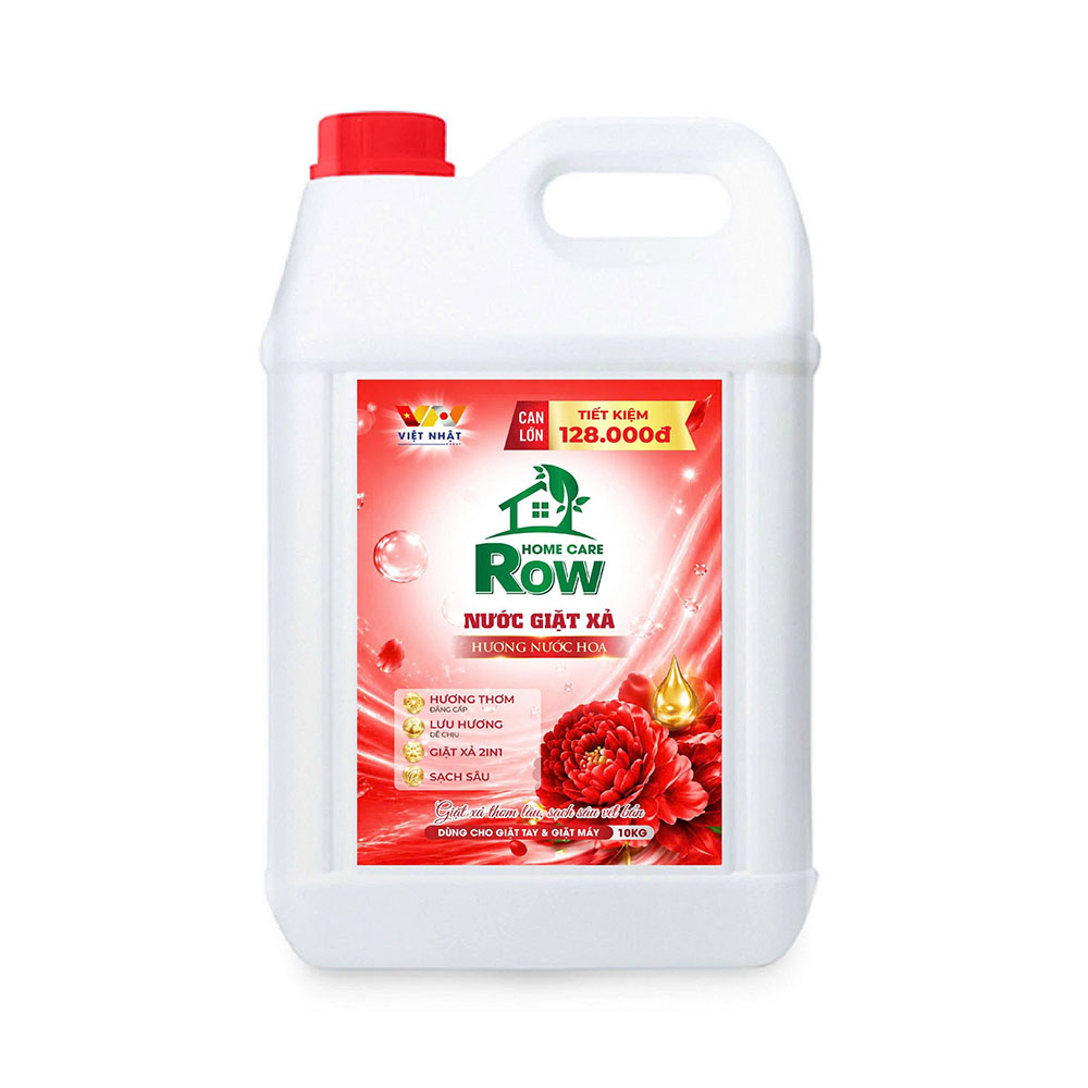 Nước giặt xả 2in1 hương nước hoa Row 10KG