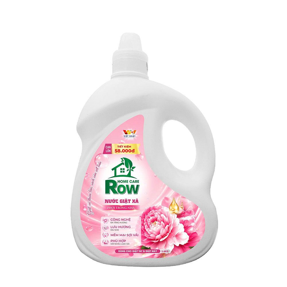 Nước giặt xả 2in1 phơi trong nhà 3.6KG